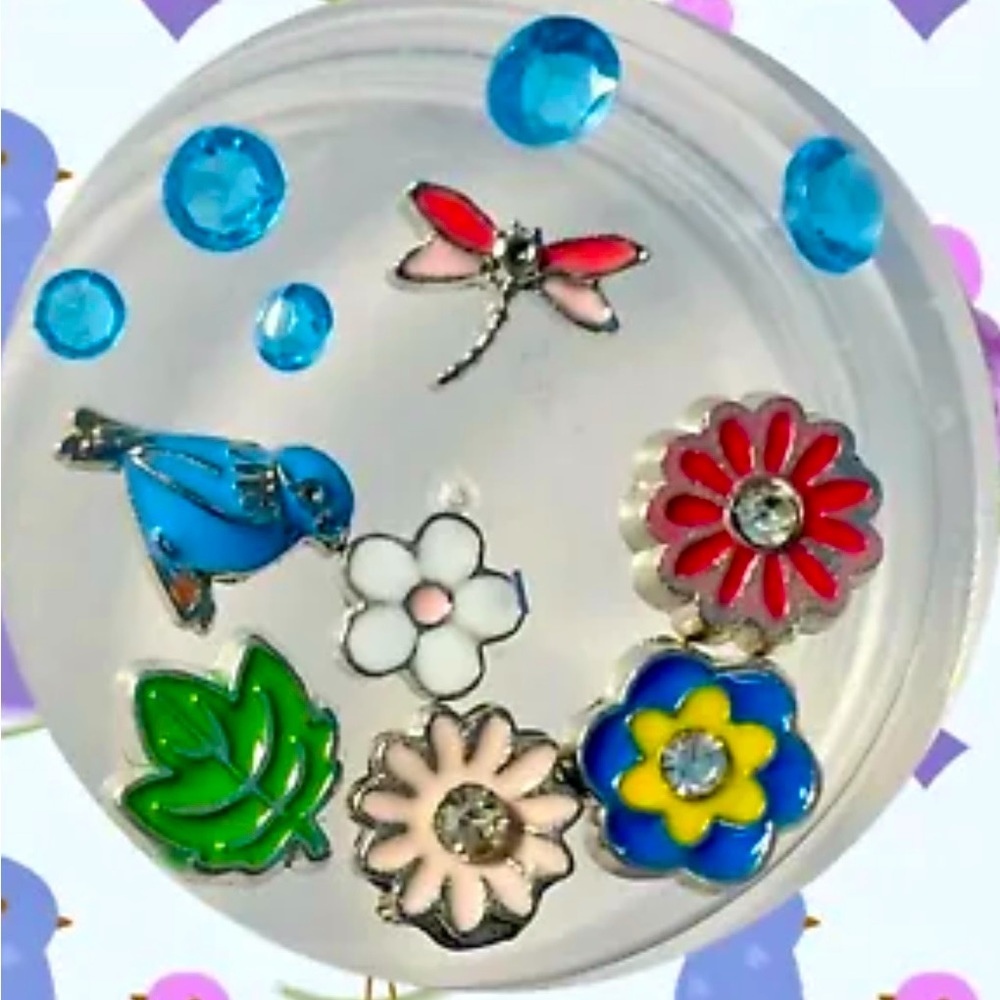 🐦 NATURE LOVERS FLOATING LOCKET CHARM SET 🐦